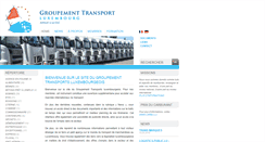 Desktop Screenshot of groupement-transport.lu